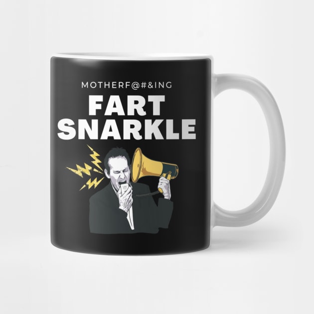 Motherfu#@ing Fart Snarkle w/ Bullhorn Logo Mug Both Sides by The Jimmy Dore Show